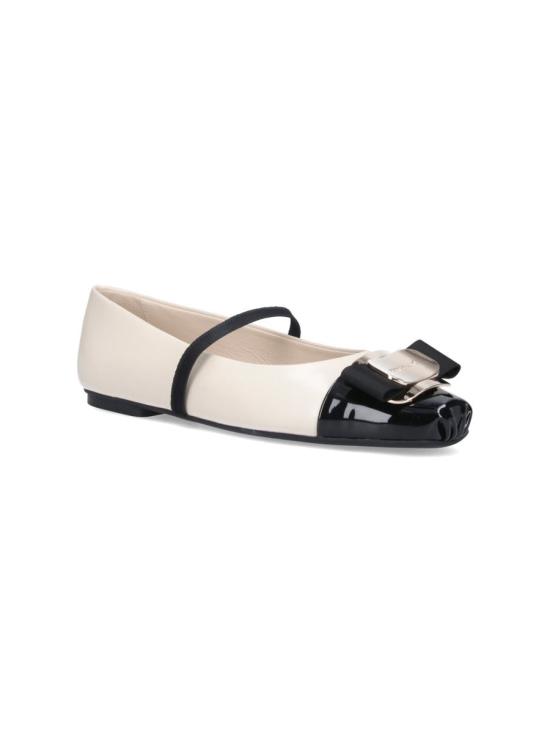 25FW 살바토레 페라가모 플랫 슈즈 777437001 WHITE - SALVATORE FERRAGAMO