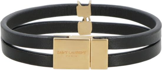25FW 생로랑 주얼리 758230BL40P1000 BLACK DOM - SAINT LAURENT