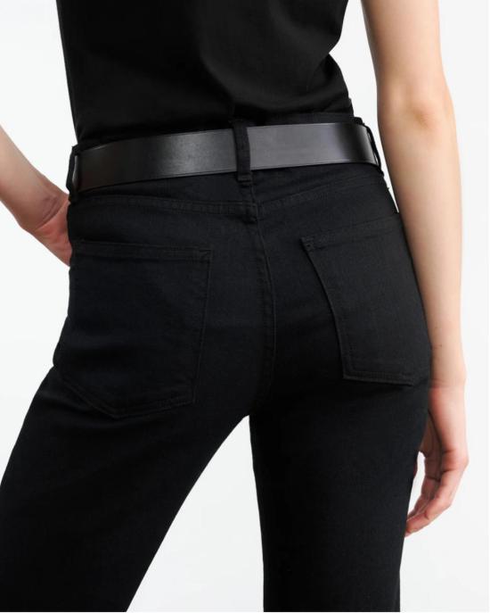  닐리로탄 데님 팬츠 닐리 로탄 셀리아 진 디스트레스드 블랙 - NILI LOTAN