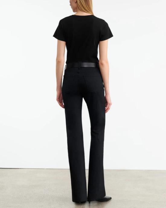  닐리로탄 데님 팬츠 닐리 로탄 셀리아 진 디스트레스드 블랙 - NILI LOTAN