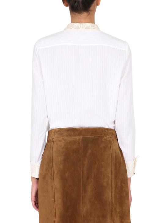 25SS 생로랑 블라우스/셔츠 661141 Y3D319601 WHITE - SAINT LAURENT