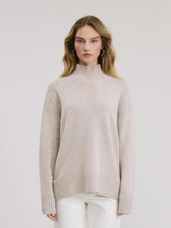  FLAT WHITE 터틀넥 플랫 화이트 카세르타 스웨터 - OTHER BRANDS