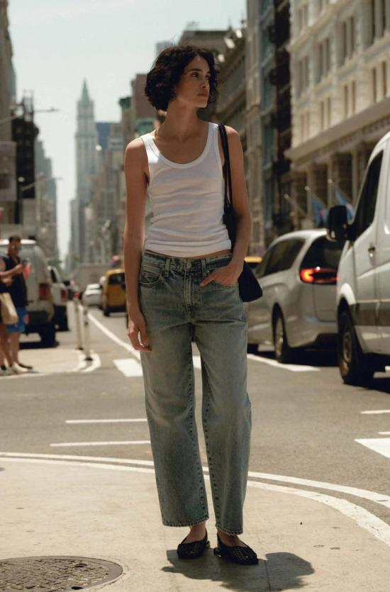  아모 데님 데님 팬츠 빌리 진 - AMO DENIM