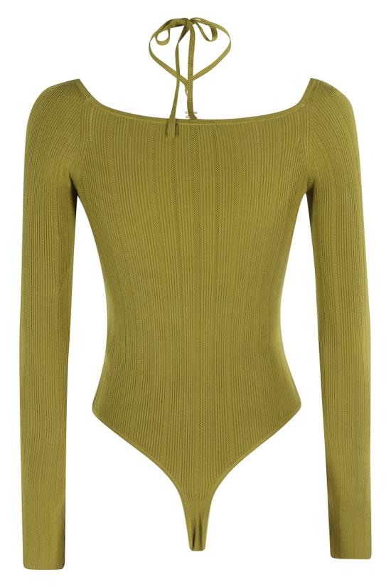 25FW 엘리자베타프랜치 바디수트 티셔츠 BK76B56E2 097 Green - ELISABETTA FRANCHI