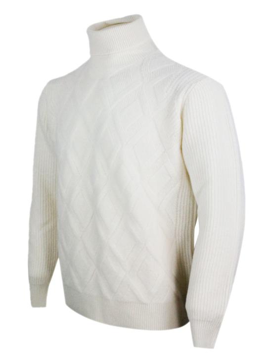 25FW 발바 터틀넥 1580 BR07 72601000 WHITE - BARBA