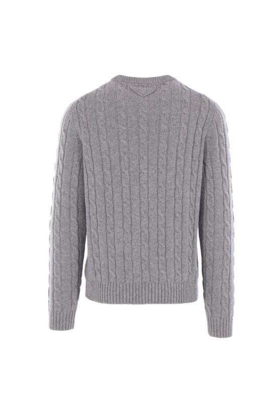 25FW 프라다 스웨터 UMF110SOOO17T1F0031 GREY - PRADA
