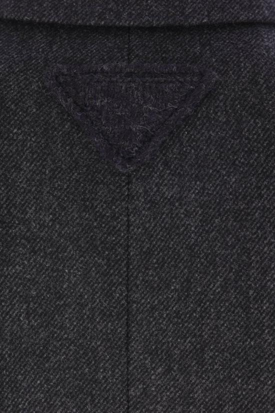 25FW 프라다 싱글브레스트 울 코트  UC546MSOOO17ZUF0480 GREY - PRADA