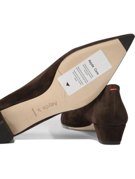 25FW 에이드 힐/펌프스 JUDI KID SUEDE LEATHER MOKA - AEYDE