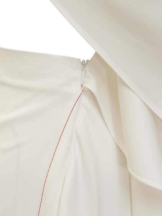  살바토레 페라가모 원피스 13C986 771087 BEIGE PERSIMMON BIANCO - SALVATORE FERRAGAMO