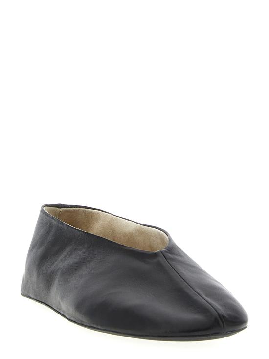 25FW 더로우 플랫 슈즈 F1638N66BLK Black - THE ROW