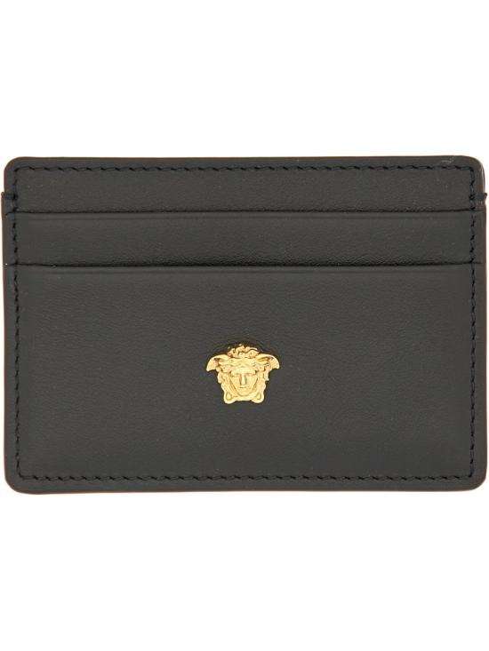 25FW 베르사체 라 메두사 카드 홀더 DPN24671A146751B00V BLACK DOM - VERSACE
