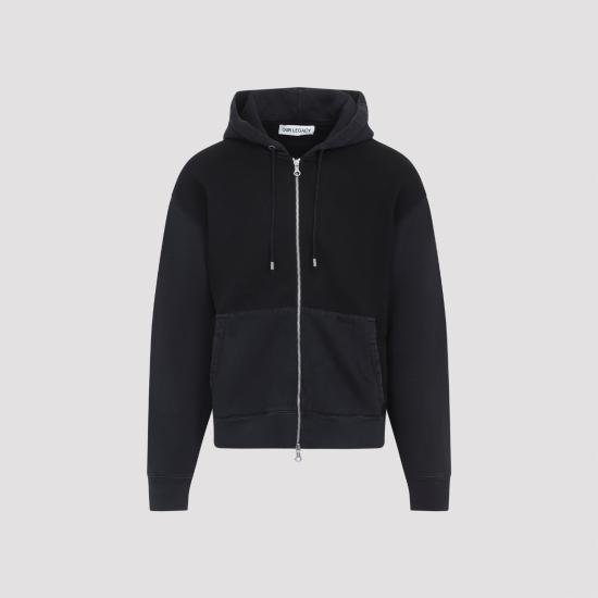 25FW 아워레가시 후드 티셔츠 M2256RP PIGMENT BLACK - OUR LEGACY