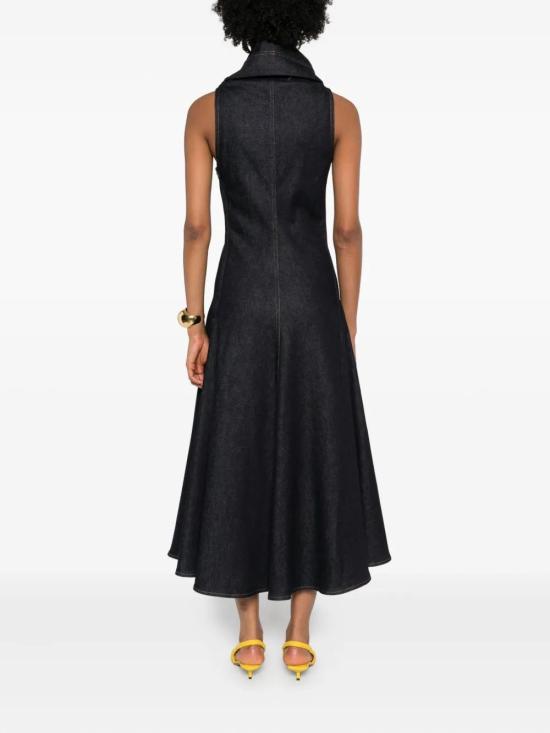 25FW 자크뮈스 롱 원피스 25HDRW00720AD00041 DARK NAVY 390 - JACQUEMUS