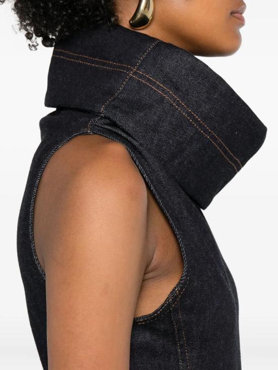 25FW 자크뮈스 롱 원피스 25HDRW00720AD00041 DARK NAVY 390 - JACQUEMUS