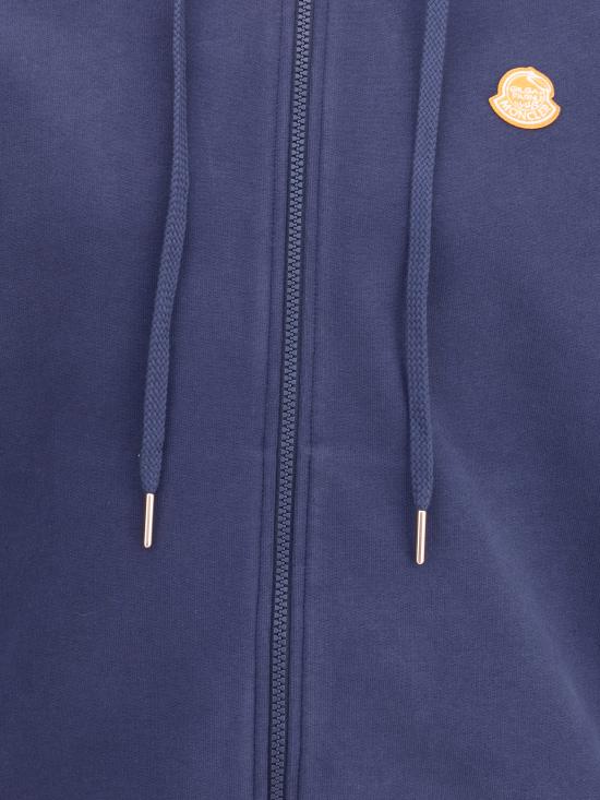 25FW 몽클레어 X 도널드 글로버 후드 티셔츠 K24028G0000189AUJ 786 BLUE - MONCLER X DONALD GLOVER