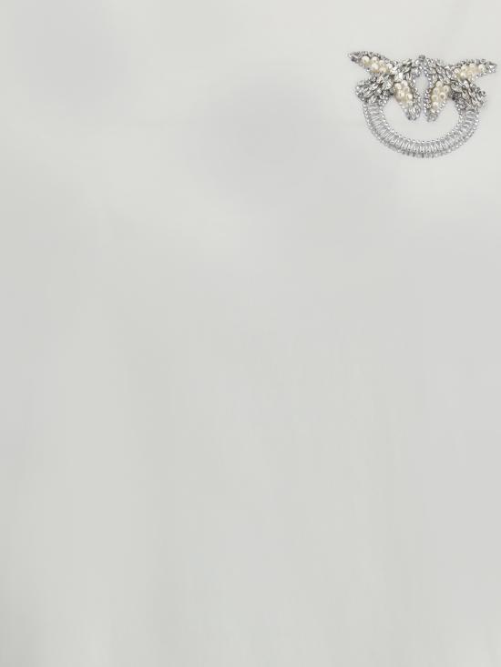 25FW 핑코 반팔 티셔츠 103320A2RN Z05 WHITE - PINKO