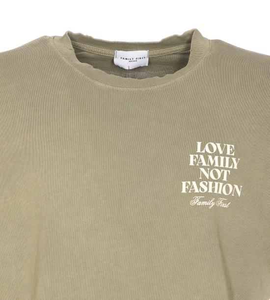 25FW 패밀리퍼스트 밀라노 반팔 티셔츠 TF2504 GREEN Green - FAMILY FIRST MILANO