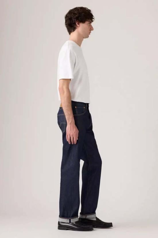  리바이스 데님 팬츠 501 오리지널 진 허드슨 셀비지 리지드 - LEVI'S