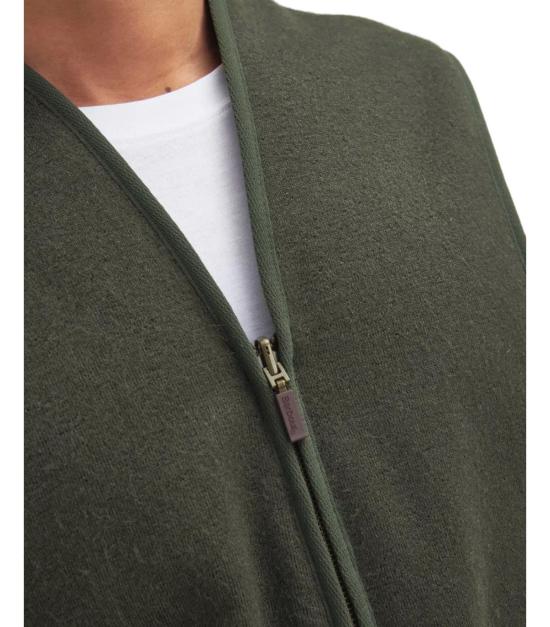 25FW 바버 웜 파일 웨이스트코트 집 인 라이너 MLI0004 SG71 36 Green - BARBOUR