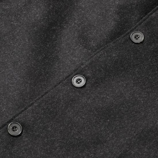  아펜쳐 트렌치 코트 유틸코트 울 멜튼 차콜 - ARPENTEUR