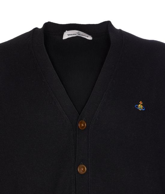 25FW 비비안웨스트우드 가디건 27010014 Y0021N401 Black - VIVIENNE WESTWOOD