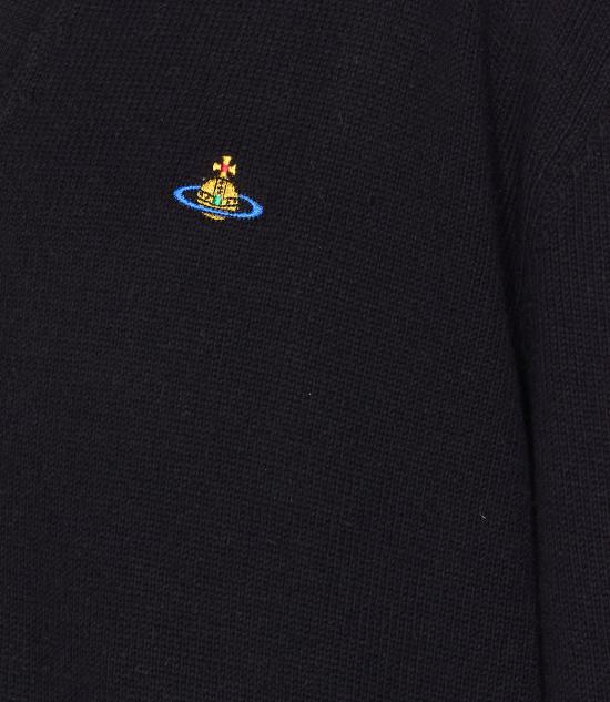 25FW 비비안웨스트우드 가디건 27010014 Y0021N401 Black - VIVIENNE WESTWOOD