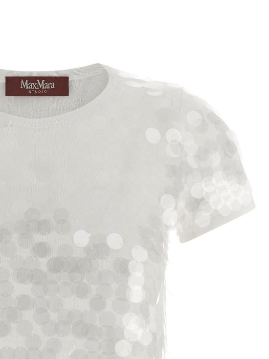 25FW 막스마라 스튜디오 스웨터 2526366091600001 White - MAX MARA STUDIO