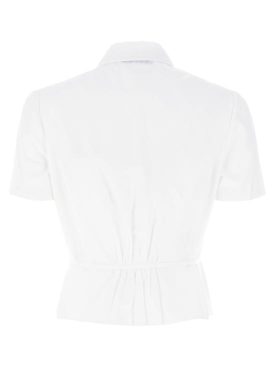 25FW 프라다 블라우스 P499HSOOO1XV2F0009 White - PRADA