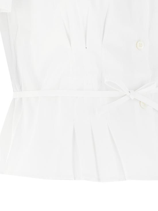 25FW 프라다 블라우스 P499HSOOO1XV2F0009 White - PRADA