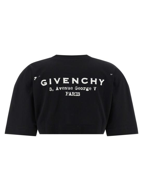 25FW 지방시 반팔 티셔츠 BW70FKP75N001 Black - GIVENCHY