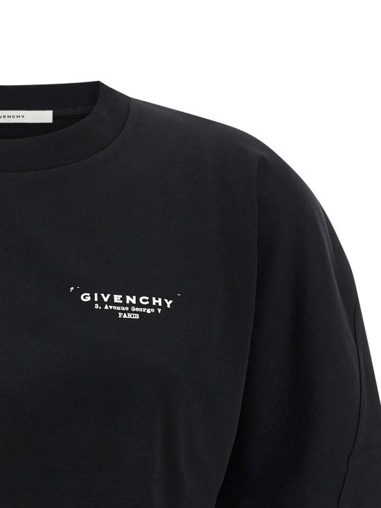 25FW 지방시 반팔 티셔츠 BW70FKP75N001 Black - GIVENCHY