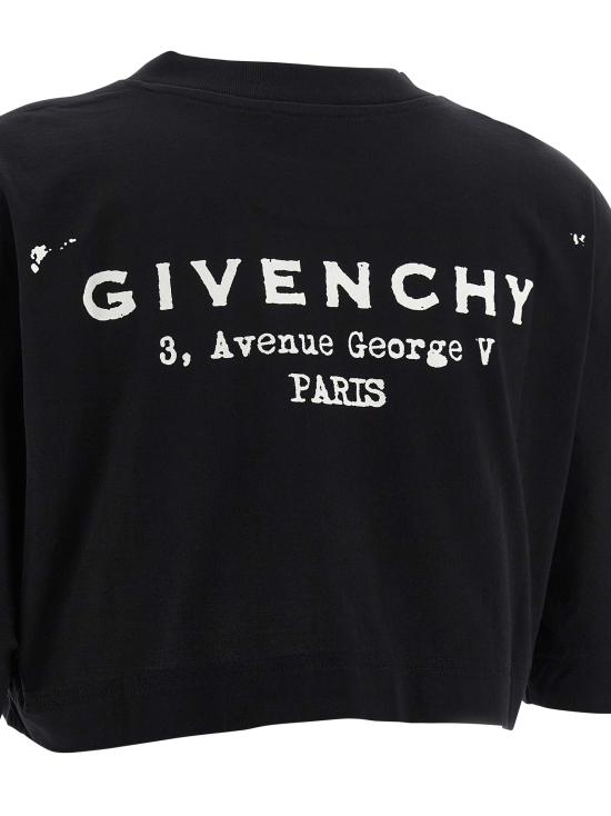 25FW 지방시 반팔 티셔츠 BW70FKP75N001 Black - GIVENCHY