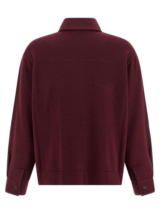 25FW 브루넬로 쿠치넬리 블라우스 M16223206PC9663 Bordeaux - BRUNELLO CUCINELLI