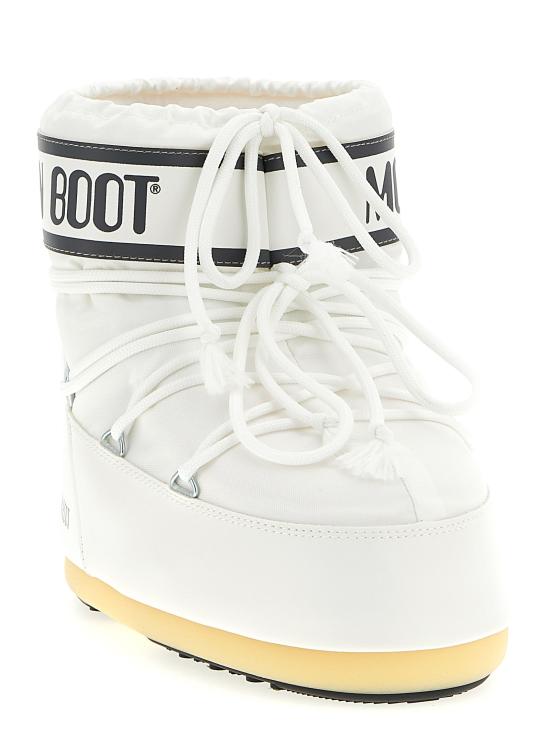 26FW 문부츠 아이콘 나일론 로우 부츠 80D1409340A009 White - MOON BOOT