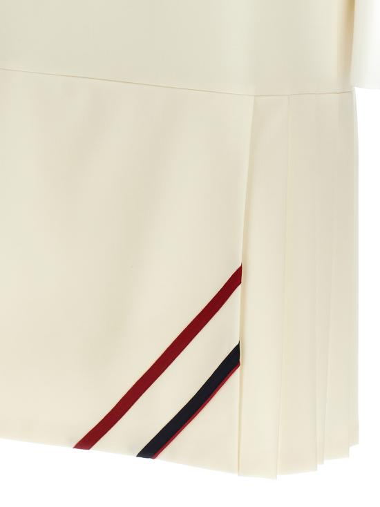 25SS 미우미우 숏 원피스 MF5648SOOO16DJF0018 White - MIU MIU