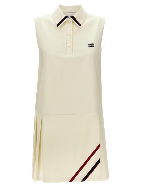 25SS 미우미우 숏 원피스 MF5648SOOO16DJF0018 White