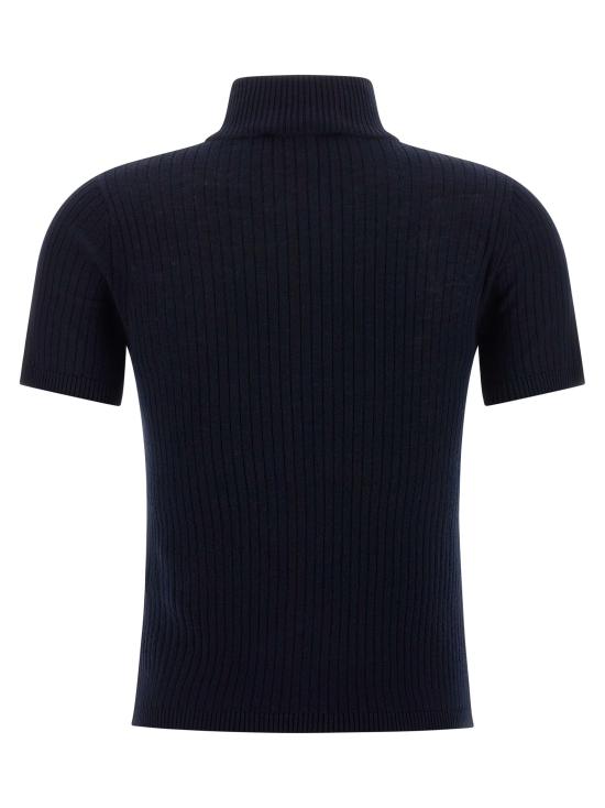 25FW 막스마라 스튜디오 터틀넥 2526366081600007 Blue - MAX MARA STUDIO