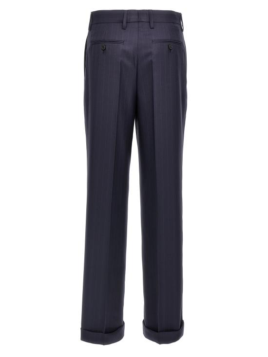 25FW 프라다 스트레이트 팬츠 P277ISOOO16PSF0008 Blue - PRADA