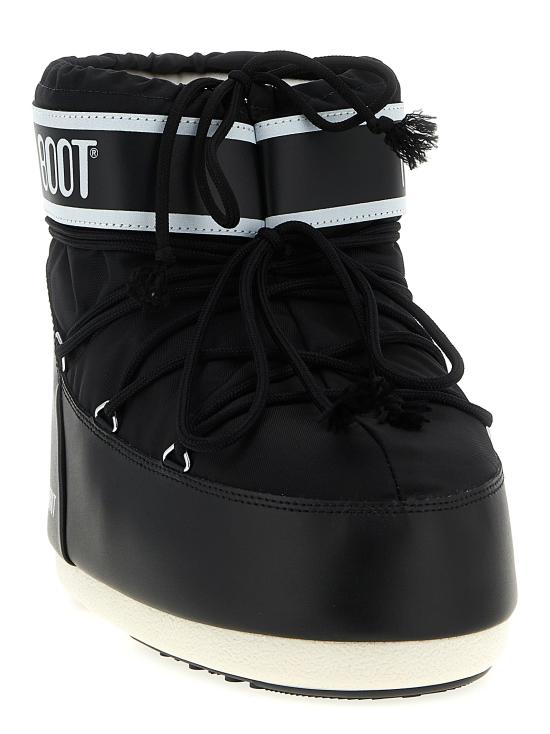 26FW 문부츠 아이콘 나일론 로우 부츠 80D1409340N001 Black - MOON BOOT