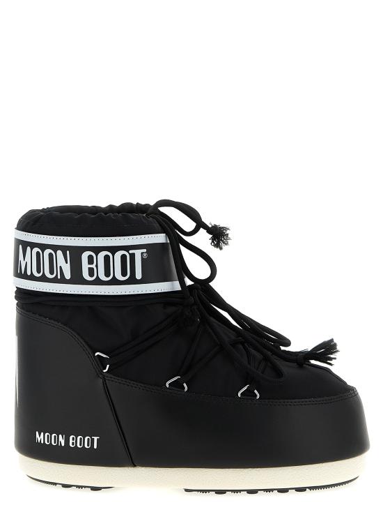 26FW 문부츠 아이콘 나일론 로우 부츠 80D1409340N001 Black