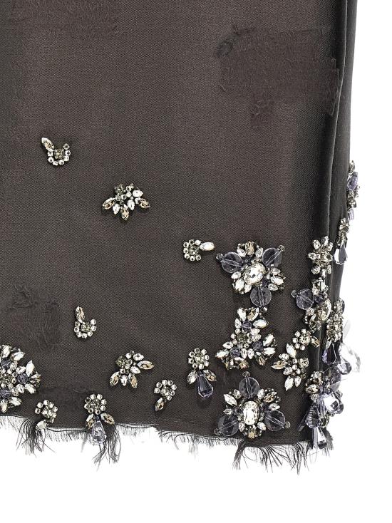 25SS 프라다 미디 스커트 P181YRSOOO16L8F0031 Gray - PRADA