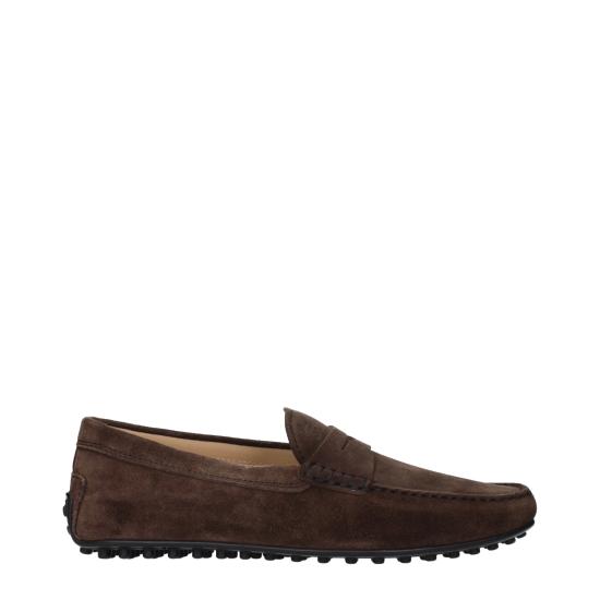 25FW 토즈 시티 고미노 스웨이드 드라이빙 슈즈 XXM42C00640RE0S800