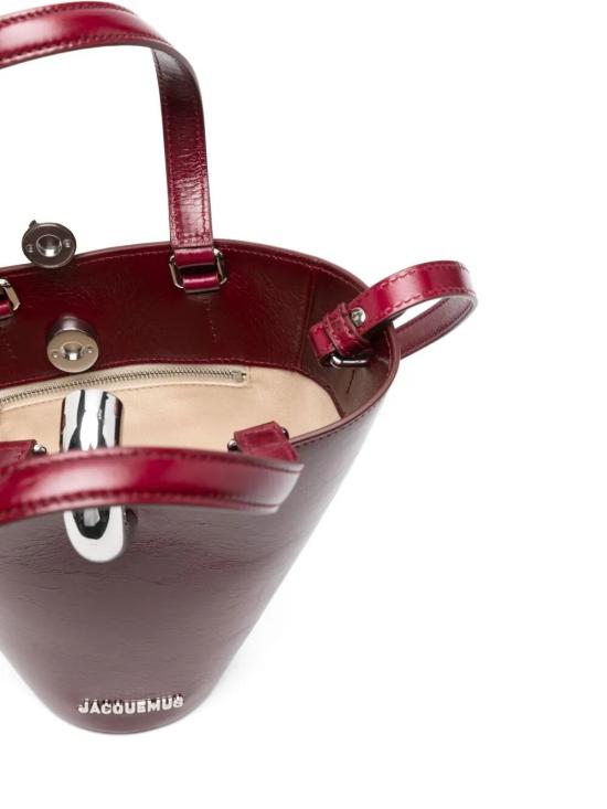 25FW 자크뮈스 토트백 BAW00389AC20C01 490 BURGUNDY - JACQUEMUS