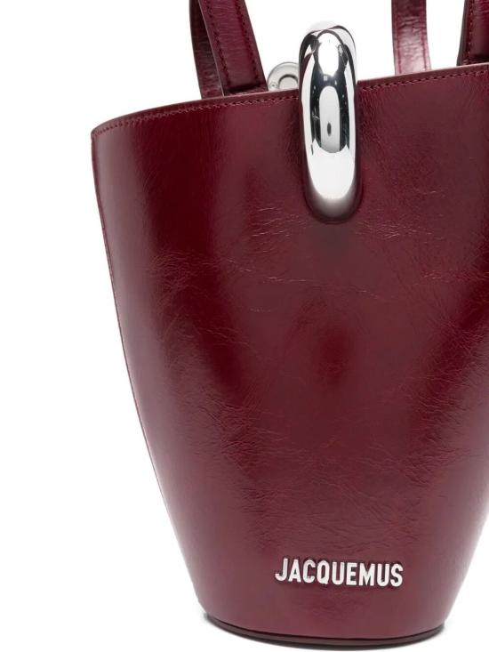 25FW 자크뮈스 토트백 BAW00389AC20C01 490 BURGUNDY - JACQUEMUS