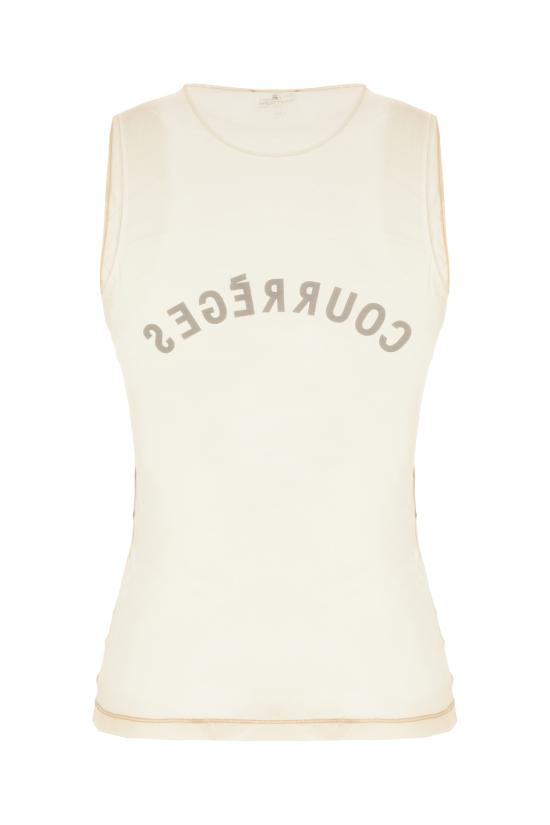 25FW 쿠레쥬 민소매 티셔츠 325JTO459PA0140 1007 SAND - COURREGES