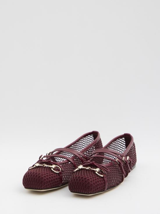 25FW 구찌 홀스빗 플랫 슈즈 835077 RED - GUCCI