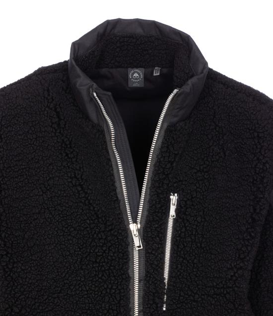 25FW 무스너클 SAGLEK 플리스 집 자켓 M35MS601 292 Black - MOOSE KNUCKLES