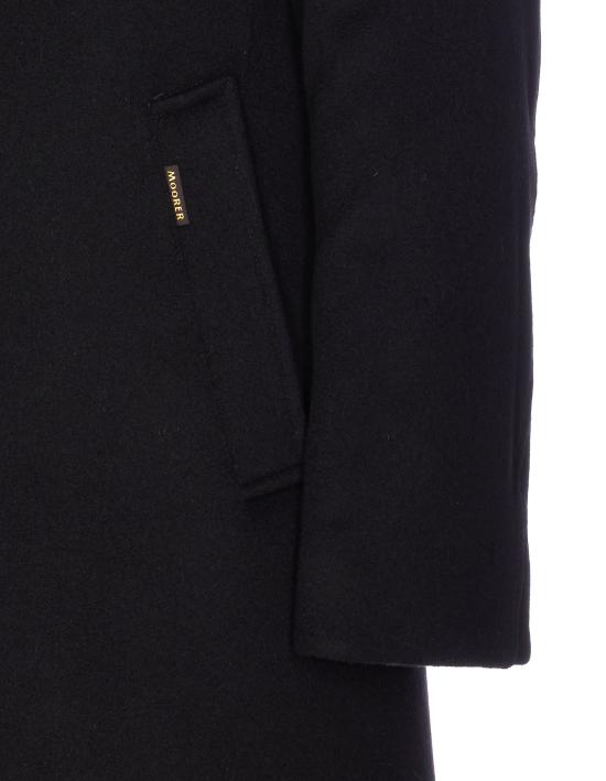 25FW 무레르 코트 BONDFUR LEU0001 Black - MOORER