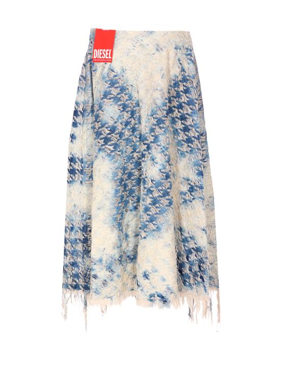 25FW 디젤 미디 스커트 A20669 0CEBI01 Blue - DIESEL