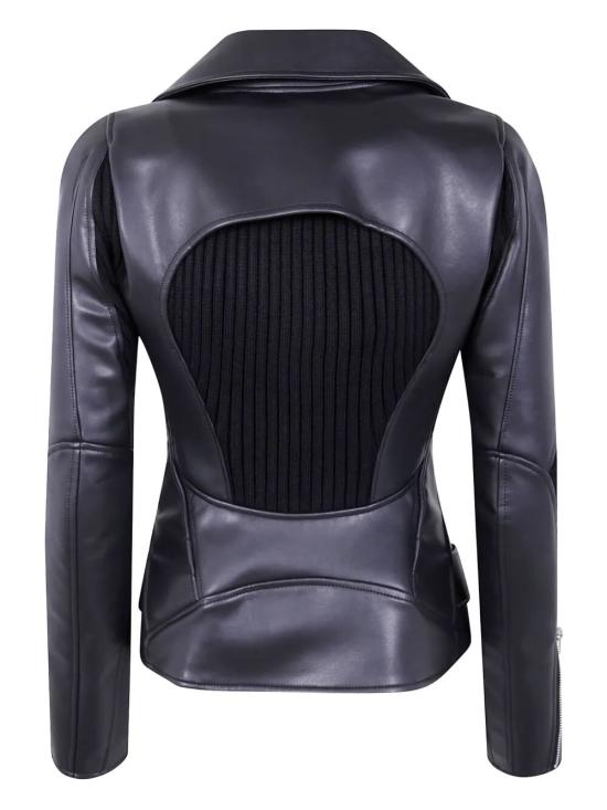 25FW 준야 와타나베 꼼데가르송 바이커 자켓 JP J007 0511 BLACK X BLACK - JUNYA WATANABE COMME DES GARCONS